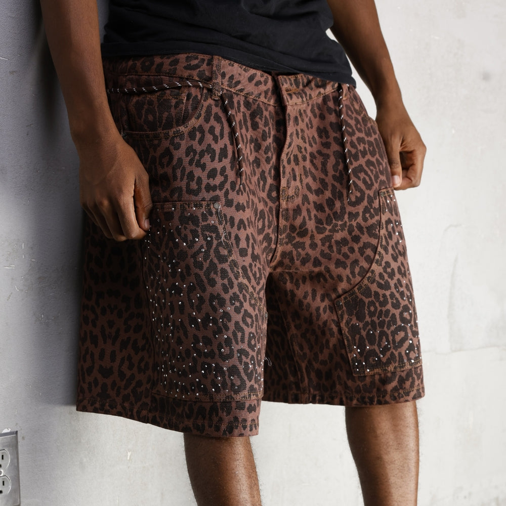 Ten/18 Cheetah Jorts