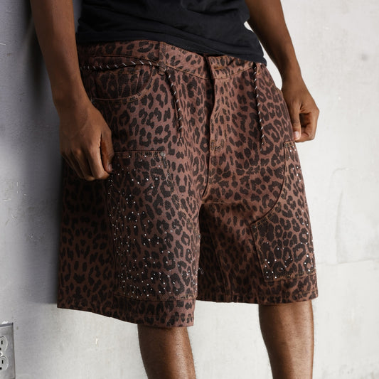 Ten/18 Cheetah Jorts